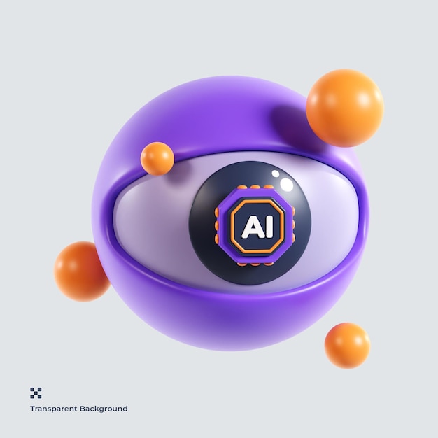 Ai scanner 3d icon