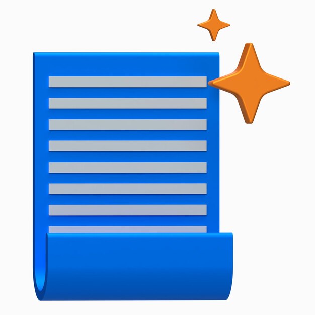 ai script document icon document scroll representing aigenerated content or coding scripts
