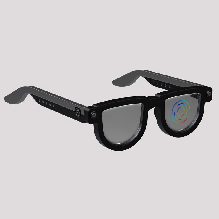 PSD ai smart glasses 3d icon