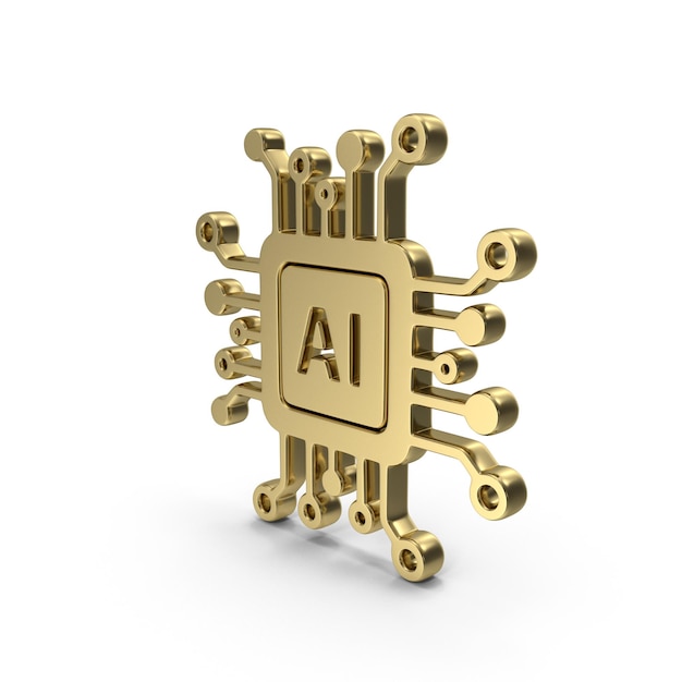 ai technology 3d model