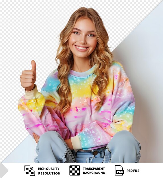 ainutlaatuinen söpö tyttö näyttää peukkua, jossa on sanat hello hello hello hello hello hello hello hello hello hello hello hello hello