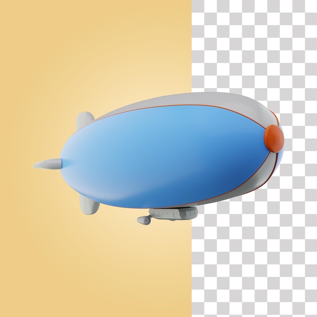 air balloon 3d icon