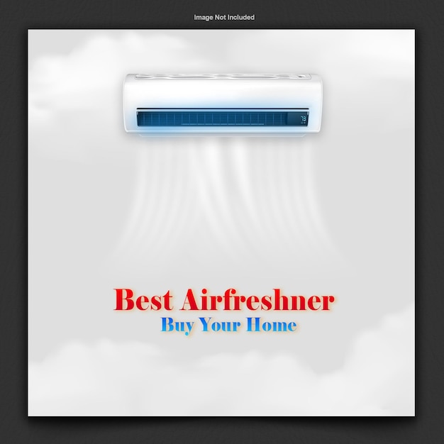 Air Condition promotional sales poster