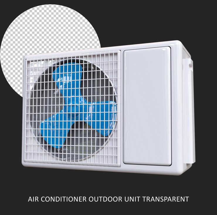 air conditioner outdoor unit 3d render