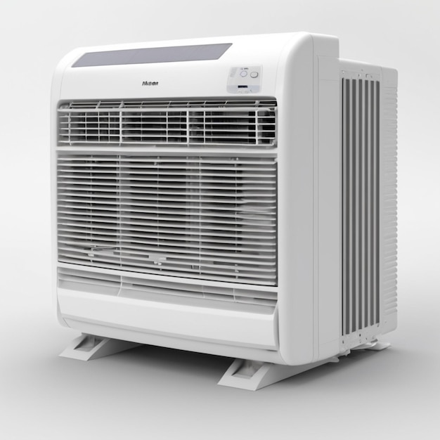 PSD air conditioner psd on a white background