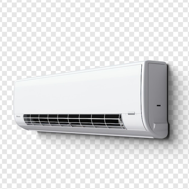 Air conditioner on transparency background psd