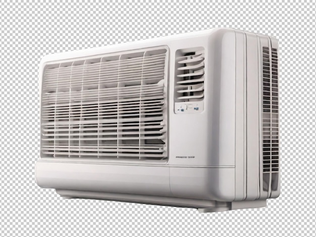 PSD air conditioner on transparent background