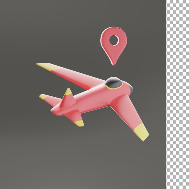 Air mail delivery 3d icon