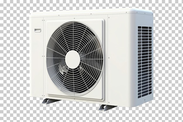 PSD airconditioning buitenunit geïsoleerd op transparante achtergrond png psd