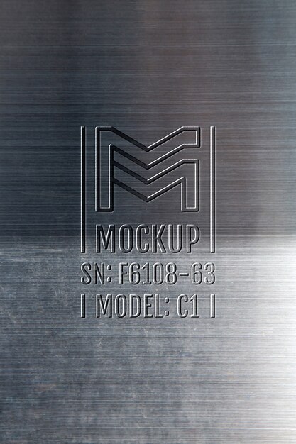 Metal Plate Mockup - Free Vectors & PSDs to Download