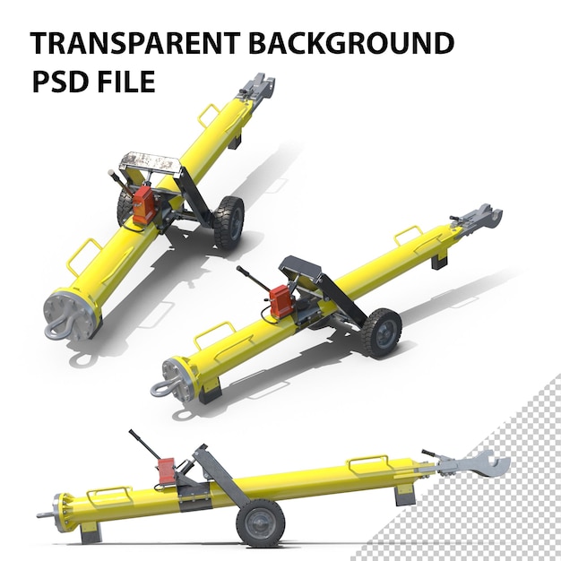 Aircraft tow bar png