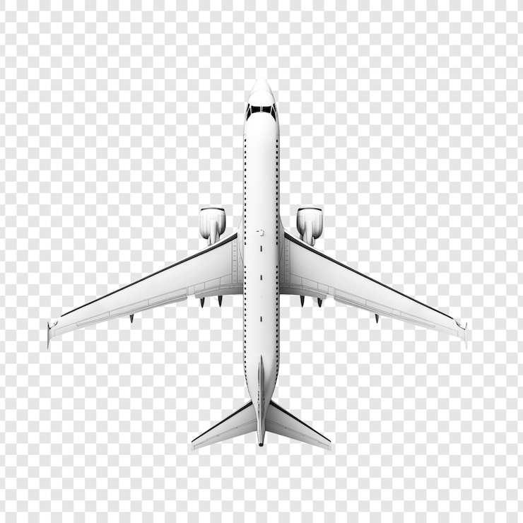PSD airplane from above