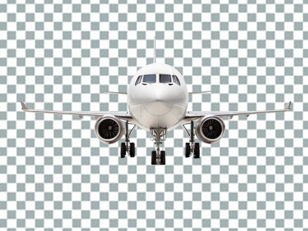 Airplane on transparent background