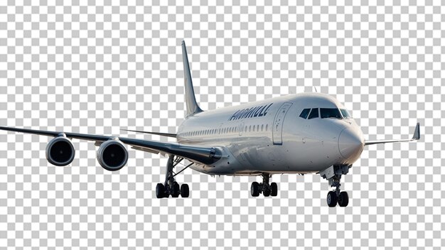 PSD airplane on transparent background