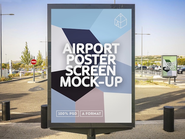 Airport poster screen