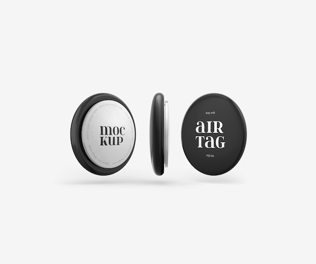 Airtags mockup psd template