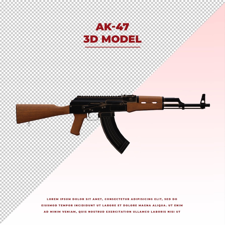 PSD ak 47 हथियार बंदूक