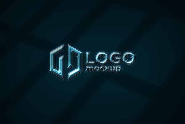 Akrylowy makietę logo 3D znak makietę szablon