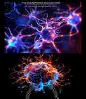 PSD aktywne komórki nerwowe 3d