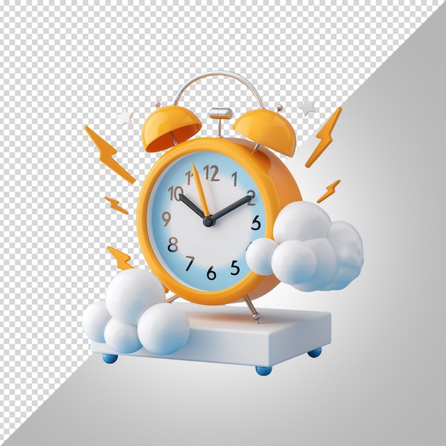 PSD orologio sveglia 3d