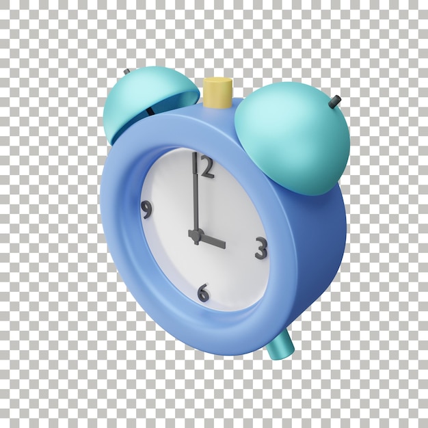 alarm clock illustration 3d