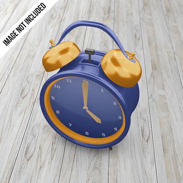 Alarm clock mockup