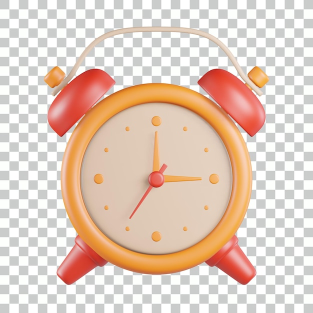 PSD alarm clock reminder 3d icon