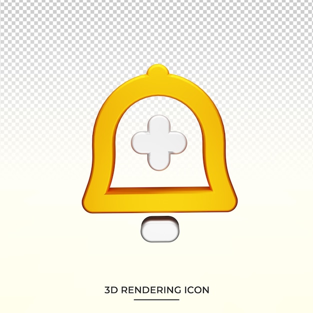 PSD alarm rendering 3d icon