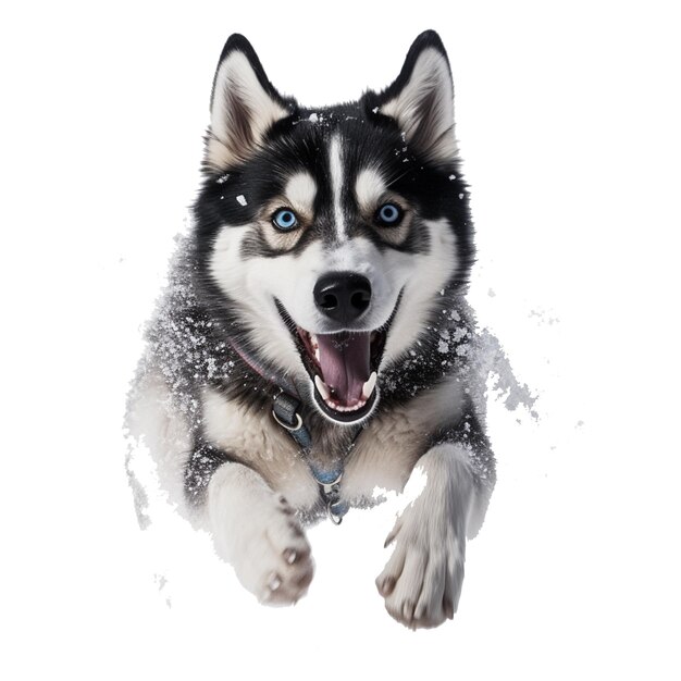 PSD immagine vettoriale del cane alaskan huski