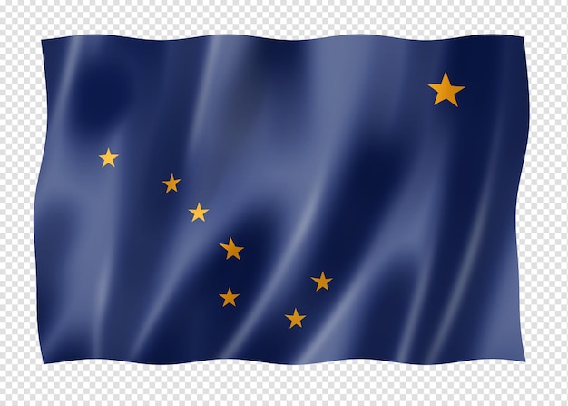 PSD bandiera dell'alaska usa