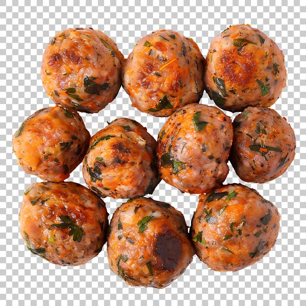 PSD albondigas png with transparent background