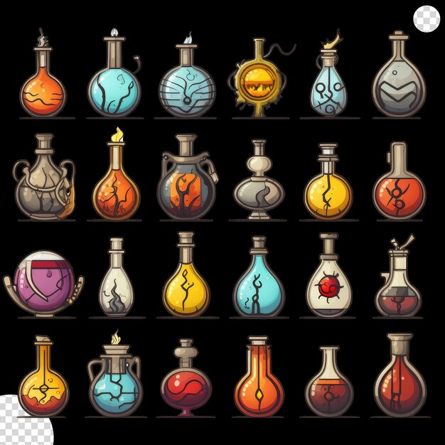 Alchemist icon set png