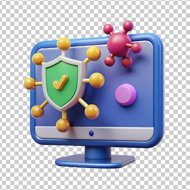 PSD alert and warning icon 3d rendering