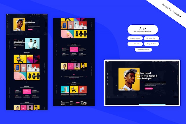 PSD alex - personal  template