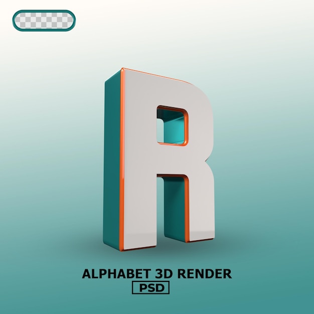 Alfabet 3d render 00r