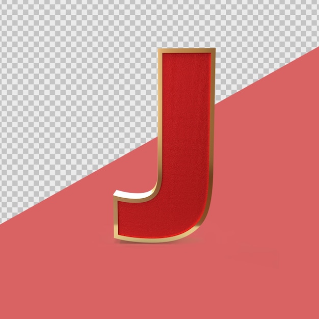 Alfabet renderowania 3D J