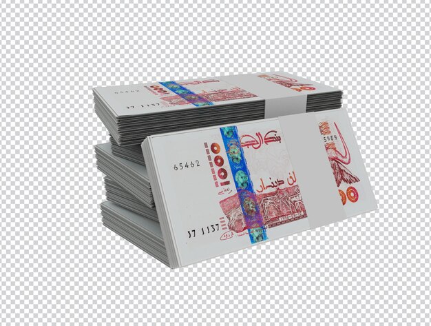 PSD algerian money bundles 1000 dinar