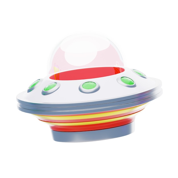 Alien Abduction 3D Icon