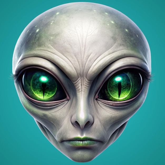 PSD alien cartoon character alien