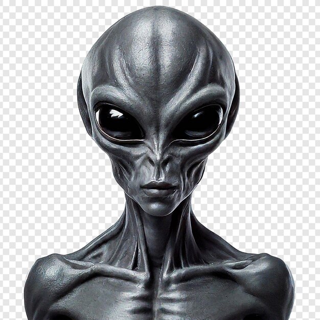 PSD alien isolated on transparent background