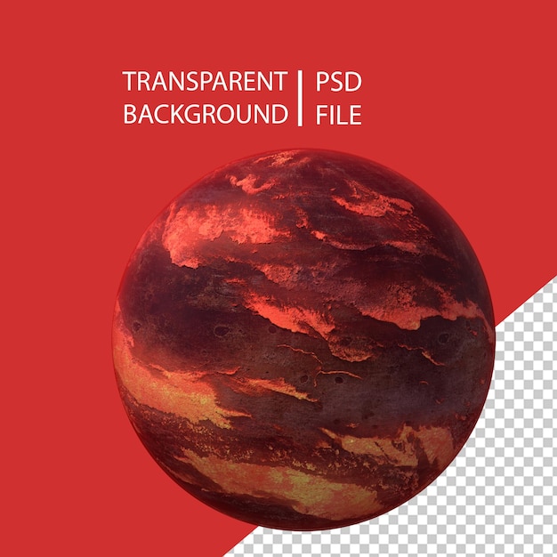 PSD alien planet png