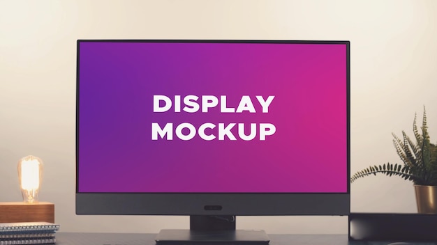 All in one pc mockup free psd mockup display mockup screen mockup