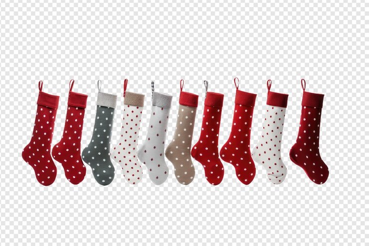 PSD the allure of stockings isolated on transparent background