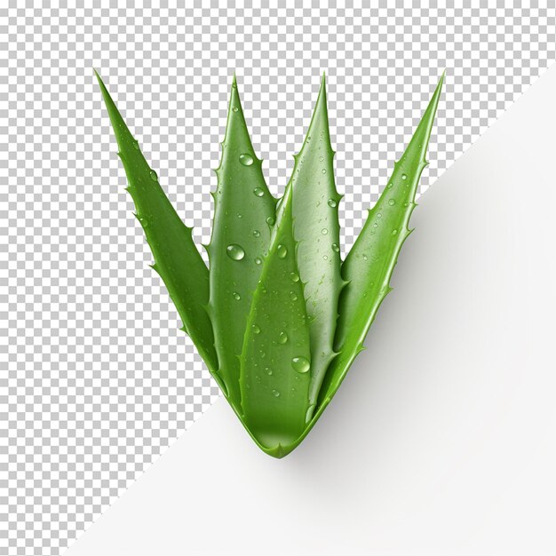 PSD aloe vera isolated on transparent background