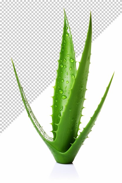 Aloe Vera Izolowana Na Przezroczystym Tle