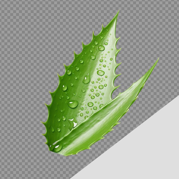 PSD aloe vera png isolated on transparent background