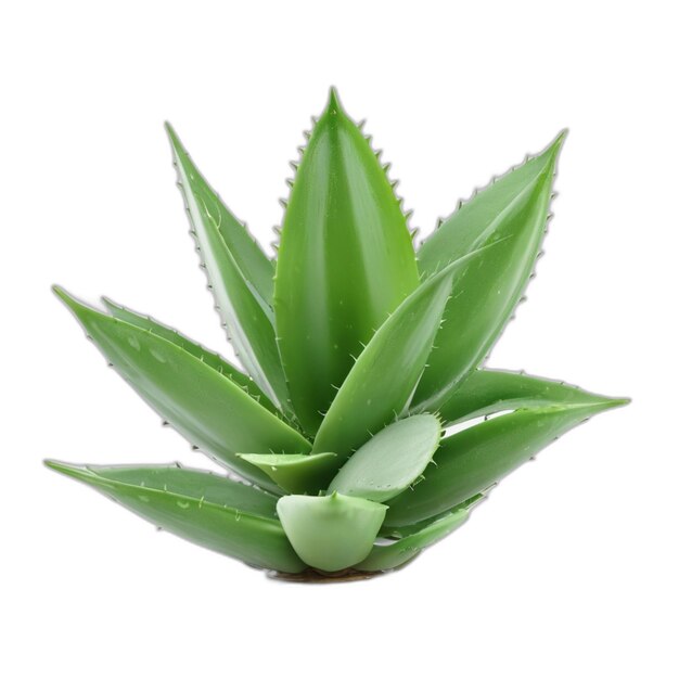 PSD aloe vera psd on a white background