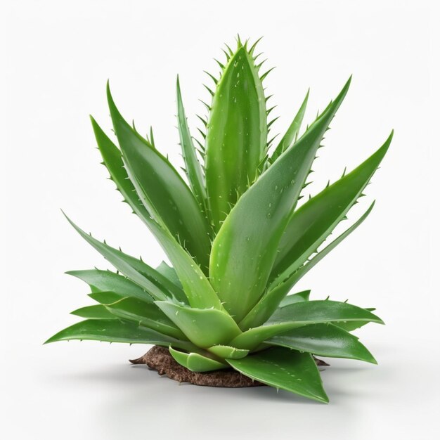 PSD aloe vera psd su sfondo bianco