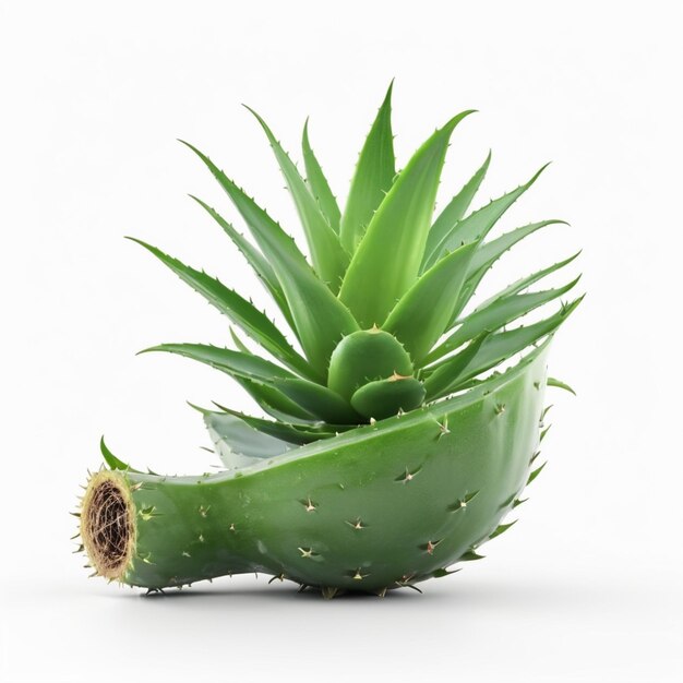 PSD aloe vera psd on a white background