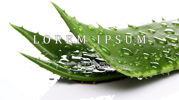 PSD aloe vera